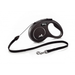 FLEXI NEW CLASSIC S CZARNA - 5M DO 12KG - LINKA